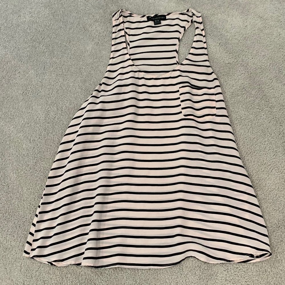 Razorback silk striped tank